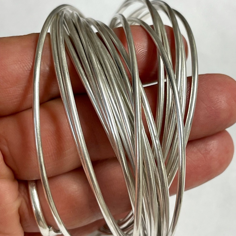 Silpada Salute Sterling Silver 21 Bangles - Picture 5 of 7
